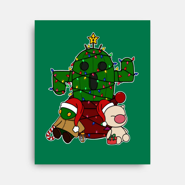 Christmas Cactuar-None-Stretched-Canvas-Alexhefe