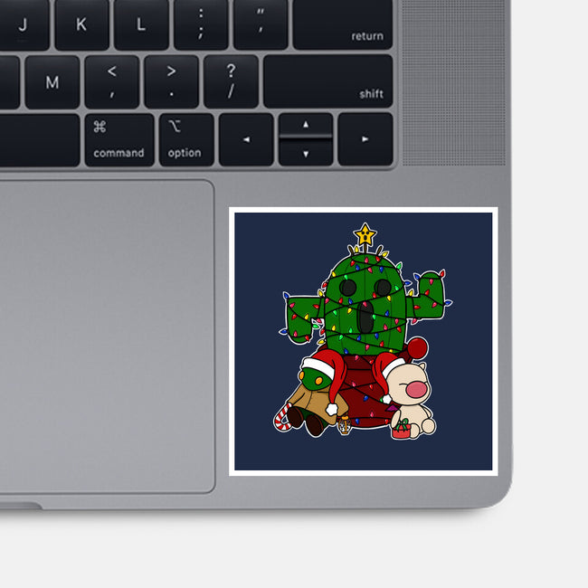 Christmas Cactuar-None-Glossy-Sticker-Alexhefe