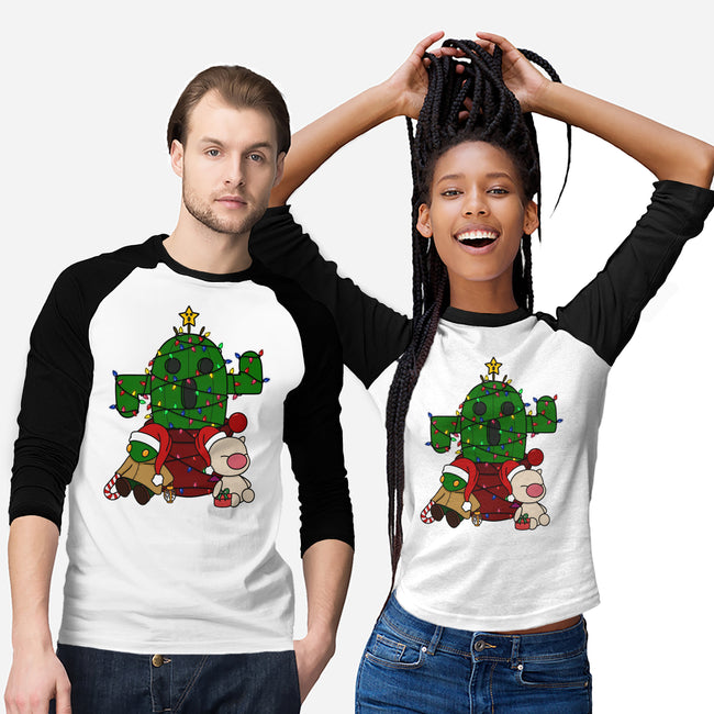 Christmas Cactuar-Unisex-Baseball-Tee-Alexhefe