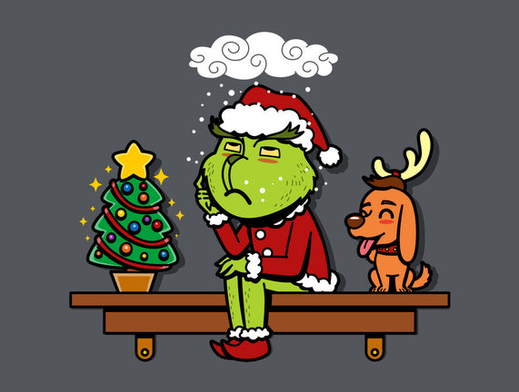 Grinch On The Shelf