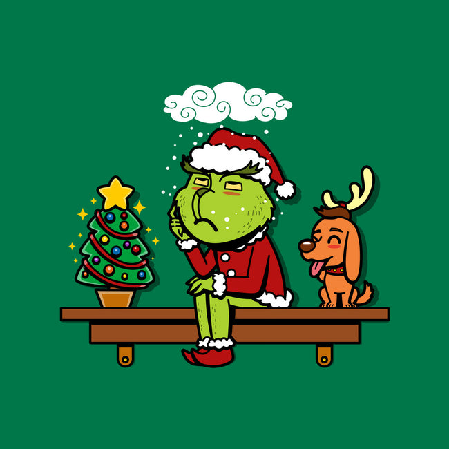 Grinch On The Shelf-None-Memory Foam-Bath Mat-Boggs Nicolas