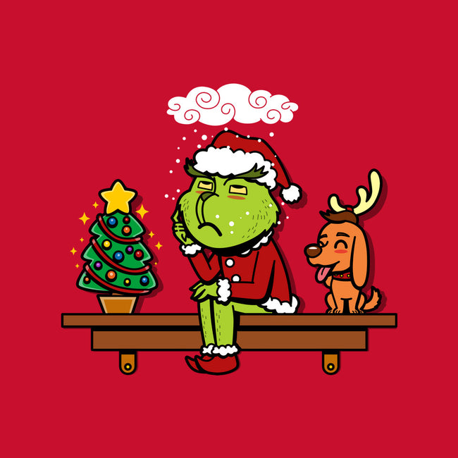 Grinch On The Shelf-Womens-Racerback-Tank-Boggs Nicolas