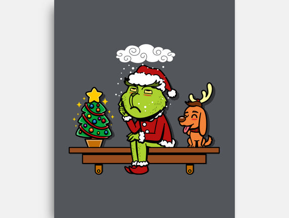 Grinch On The Shelf