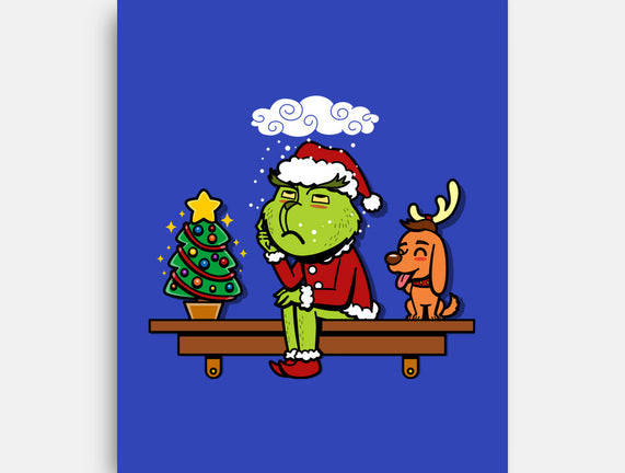 Grinch On The Shelf