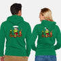 Grinch On The Shelf-Unisex-Zip-Up-Sweatshirt-Boggs Nicolas