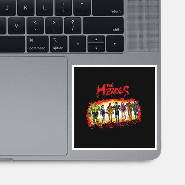 The Heroes-None-Glossy-Sticker-zascanauta