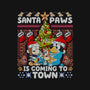 Santa Paws Is Coming-None-Stretched-Canvas-CoD Designs