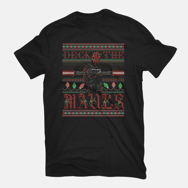 Deck The Mauls-Mens-Premium-Tee-Wheels