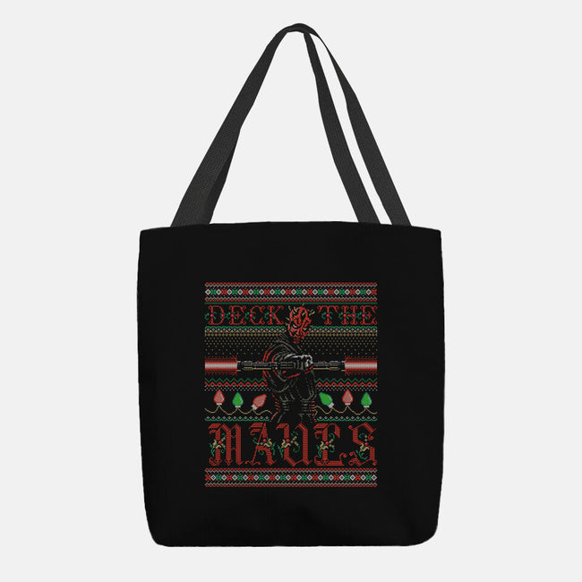 Deck The Mauls-None-Basic Tote-Bag-Wheels