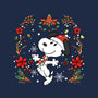 Christmas Snoopy-Mens-Long Sleeved-Tee-JamesQJO