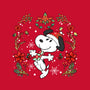 Christmas Snoopy-Womens-Off Shoulder-Tee-JamesQJO