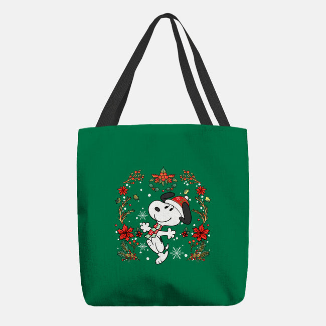 Christmas Snoopy-None-Basic Tote-Bag-JamesQJO