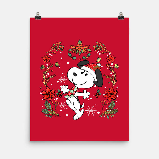 Christmas Snoopy-None-Matte-Poster-JamesQJO