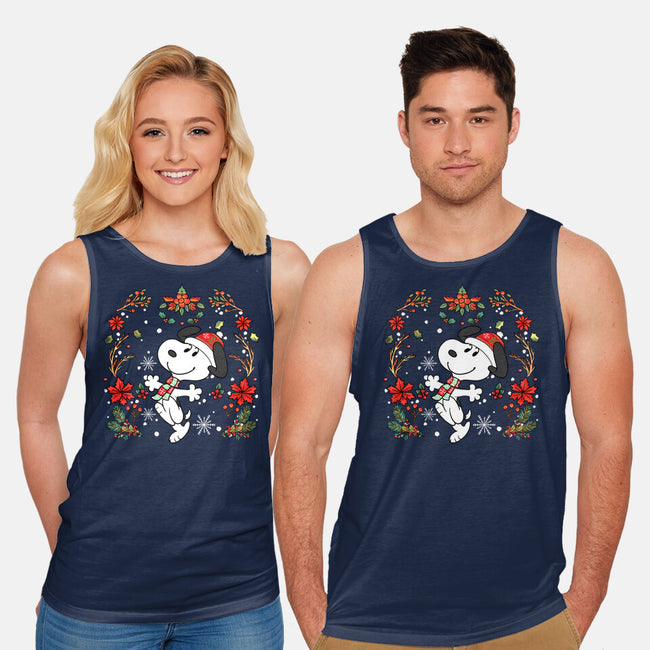 Christmas Snoopy-Unisex-Basic-Tank-JamesQJO