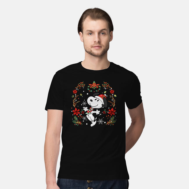 Christmas Snoopy-Mens-Premium-Tee-JamesQJO