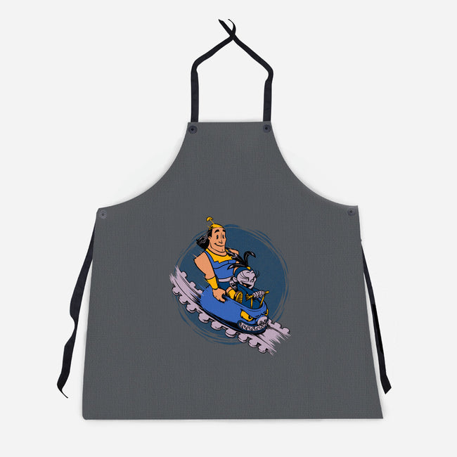 Emperor New Rollercoaster-Unisex-Kitchen-Apron-Studio Mootant