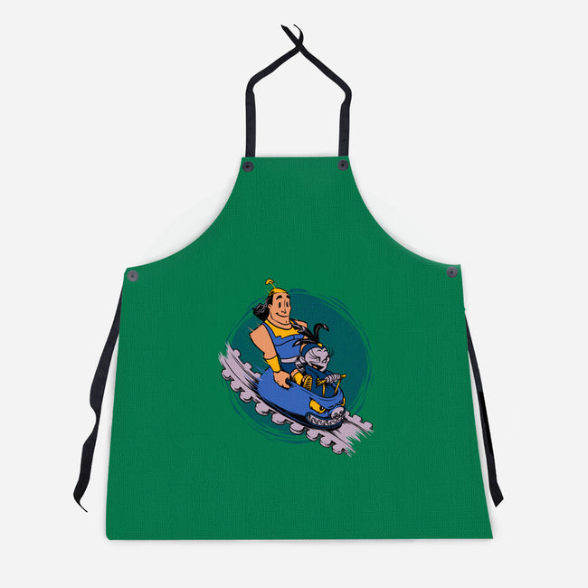 Emperor New Rollercoaster-Unisex-Kitchen-Apron-Studio Mootant