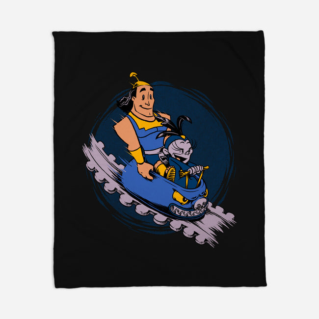 Emperor New Rollercoaster-None-Fleece-Blanket-Studio Mootant