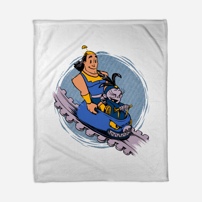 Emperor New Rollercoaster-None-Fleece-Blanket-Studio Mootant