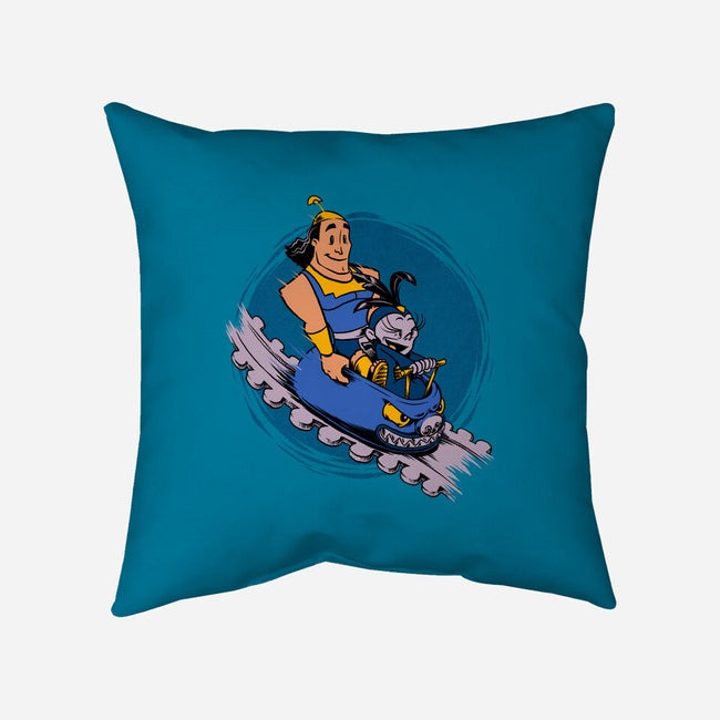 Emperor New Rollercoaster-None-Removable Cover-Throw Pillow-Studio Mootant