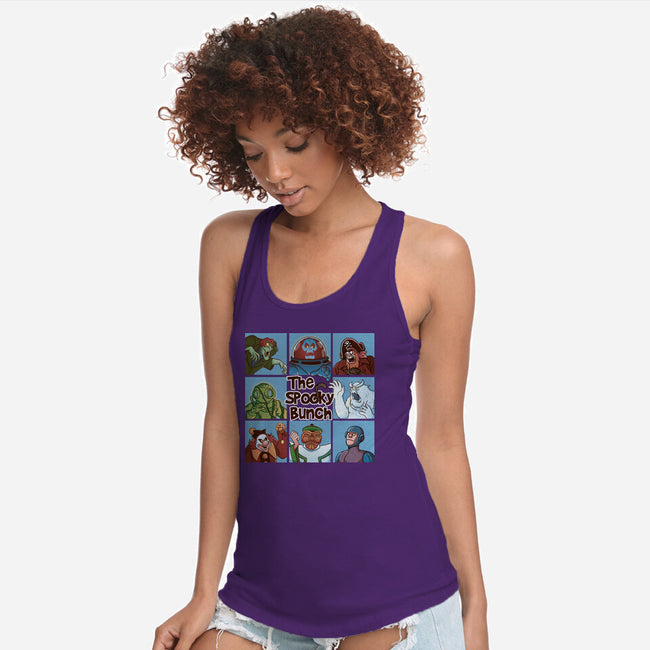 Spooky Bunch-Womens-Racerback-Tank-Skullpy