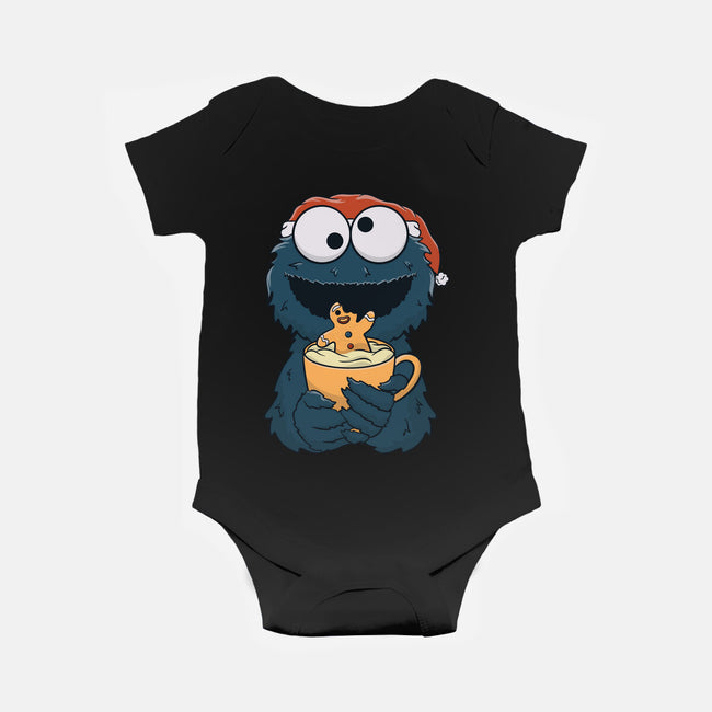 Gingerbread Monster-Baby-Basic-Onesie-Claudia