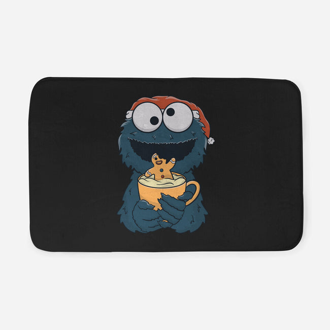 Gingerbread Monster-None-Memory Foam-Bath Mat-Claudia