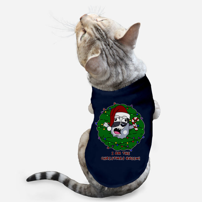 Christmas Queen-Cat-Basic-Pet Tank-Alexhefe