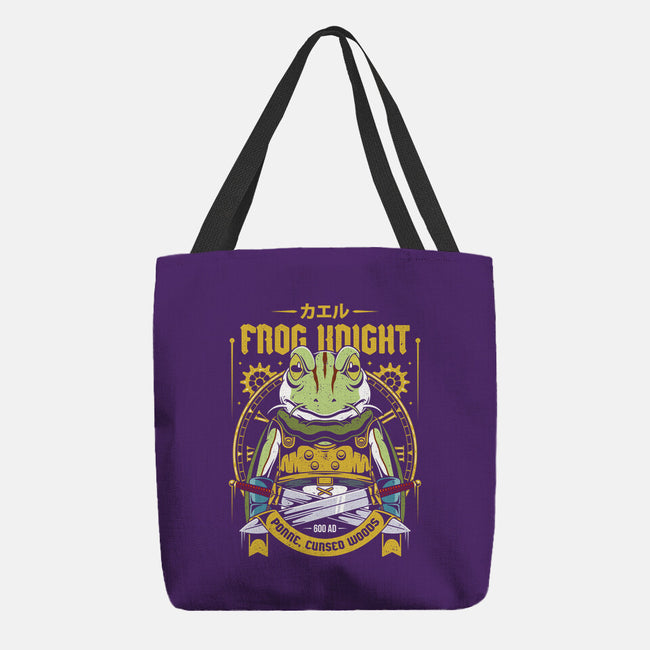 Glenn Frog Knight-None-Basic Tote-Bag-Alundrart