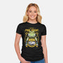 Glenn Frog Knight-Womens-Fitted-Tee-Alundrart