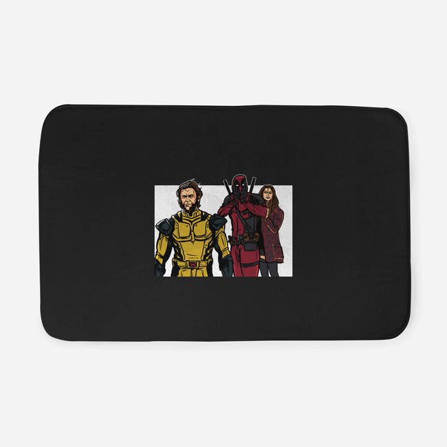 Distracted Deadpool-None-Memory Foam-Bath Mat-AndreusD