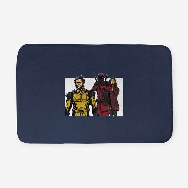 Distracted Deadpool-None-Memory Foam-Bath Mat-AndreusD