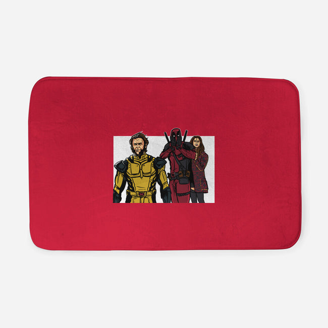 Distracted Deadpool-None-Memory Foam-Bath Mat-AndreusD