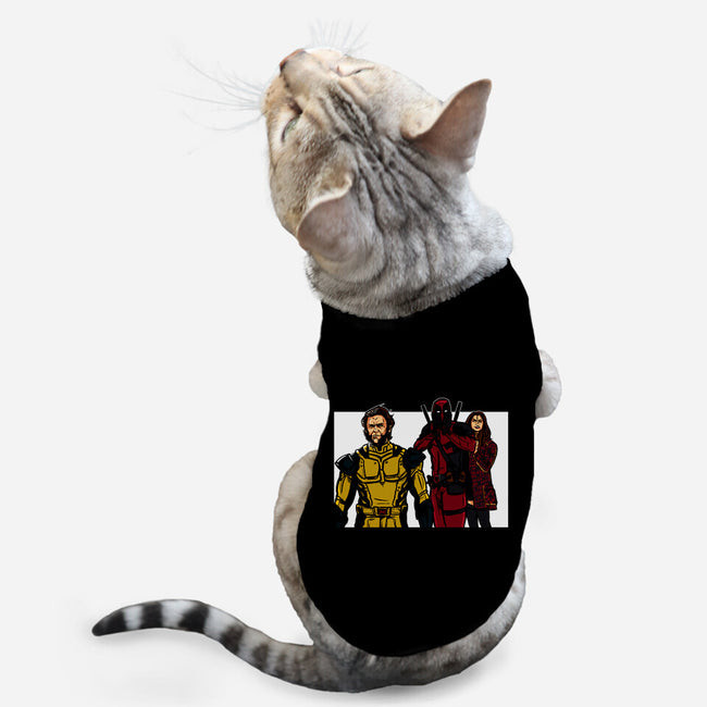 Distracted Deadpool-Cat-Basic-Pet Tank-AndreusD