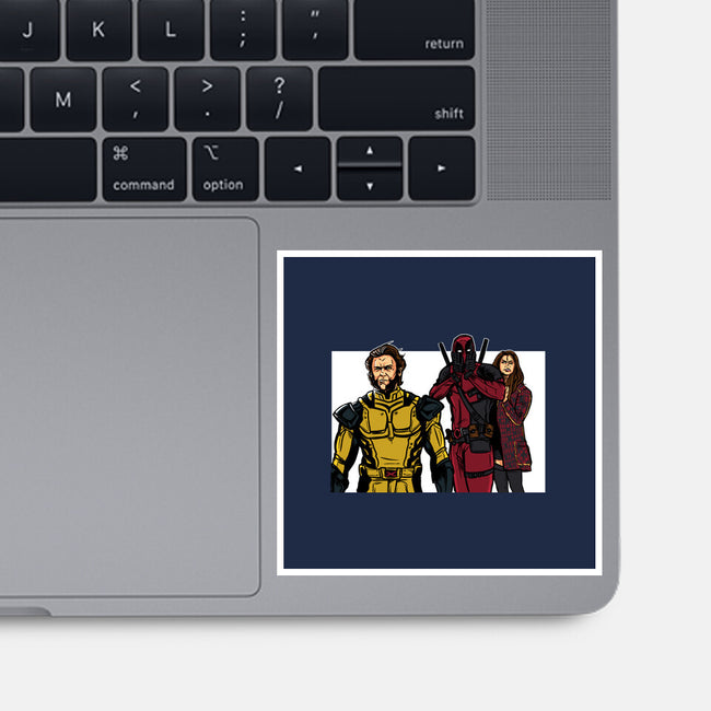 Distracted Deadpool-None-Glossy-Sticker-AndreusD