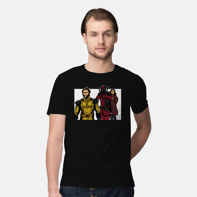 Distracted Deadpool-Mens-Premium-Tee-AndreusD