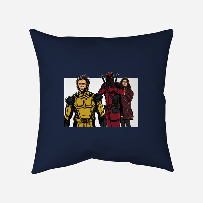 Distracted Deadpool-None-Removable Cover-Throw Pillow-AndreusD