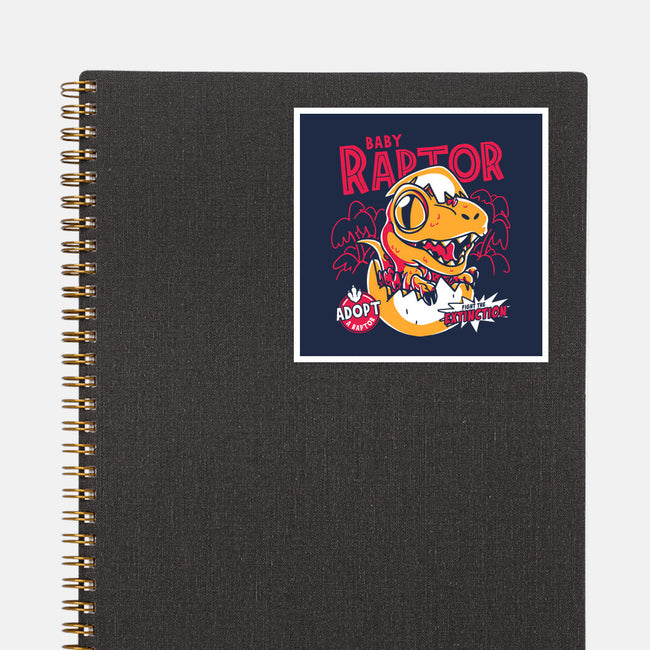 Baby Raptor-None-Glossy-Sticker-estudiofitas