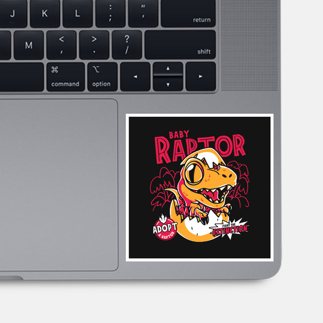 Baby Raptor-None-Glossy-Sticker-estudiofitas