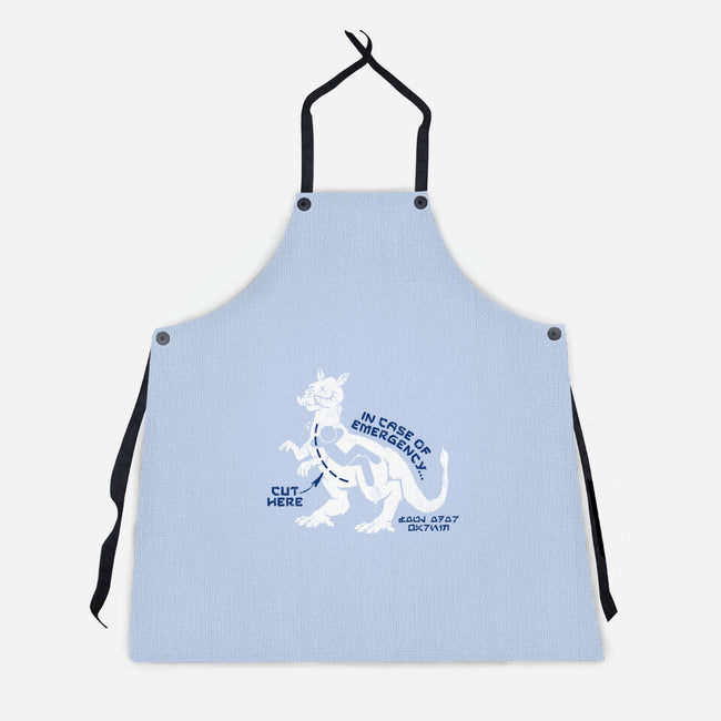 Icy Emergency-Unisex-Kitchen-Apron-Wheels