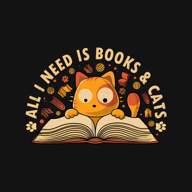 All I Need Is Books And Cats-Unisex-Kitchen-Apron-erion_designs