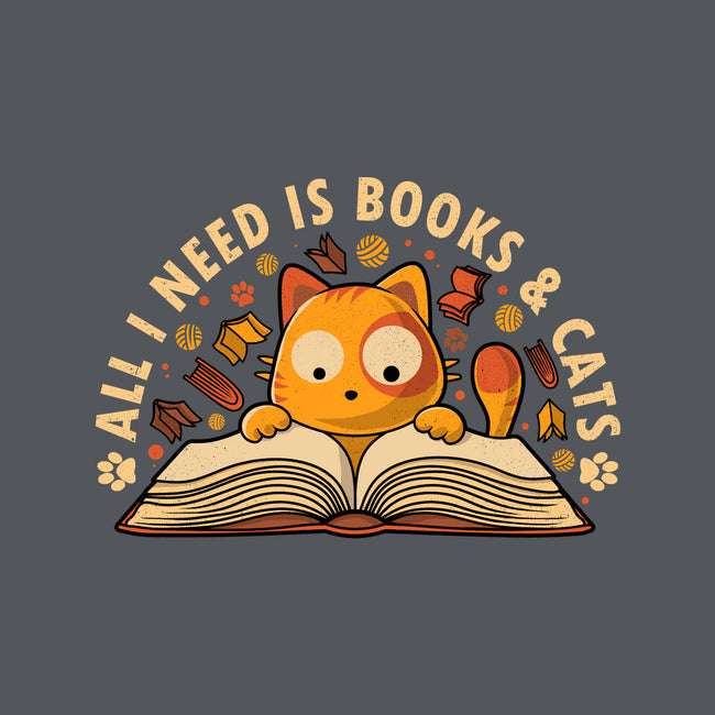 All I Need Is Books And Cats-None-Fleece-Blanket-erion_designs