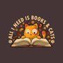 All I Need Is Books And Cats-None-Fleece-Blanket-erion_designs