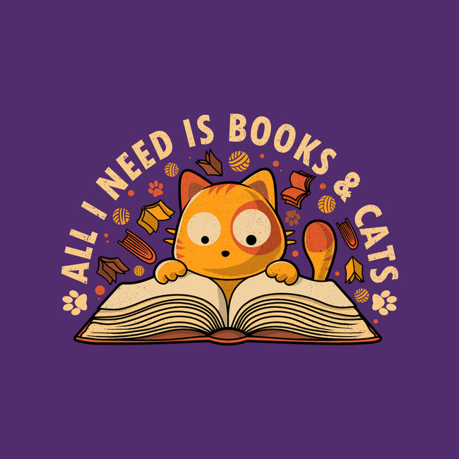 All I Need Is Books And Cats-None-Fleece-Blanket-erion_designs