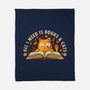 All I Need Is Books And Cats-None-Fleece-Blanket-erion_designs