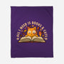 All I Need Is Books And Cats-None-Fleece-Blanket-erion_designs