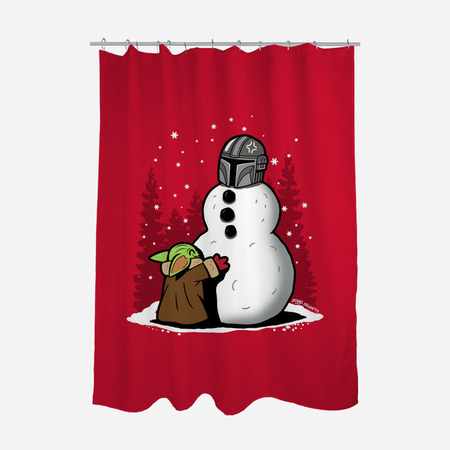 The Best Snowman In The Parsec-None-Polyester-Shower Curtain-Boggs Nicolas