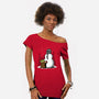 The Best Snowman In The Parsec-Womens-Off Shoulder-Tee-Boggs Nicolas