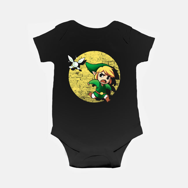 The Adventures Of Link-Baby-Basic-Onesie-BlancaVidal