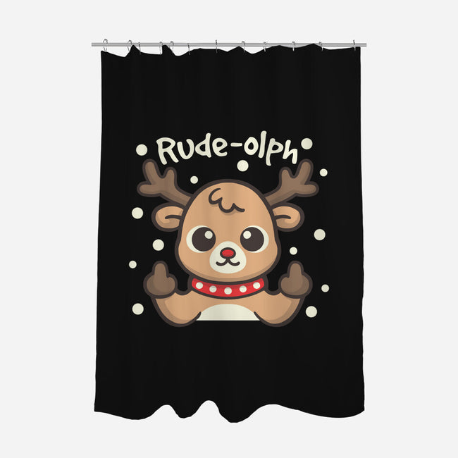 Rude Olph-None-Polyester-Shower Curtain-NemiMakeit